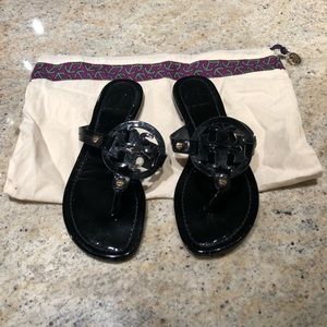 Tory Burch Miller’s Black Patent Leather sz8